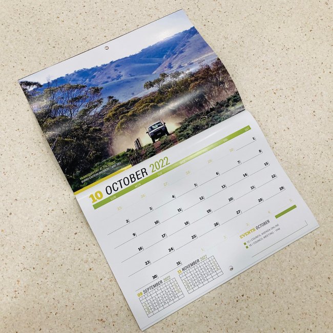 Saddle Staple Calendar